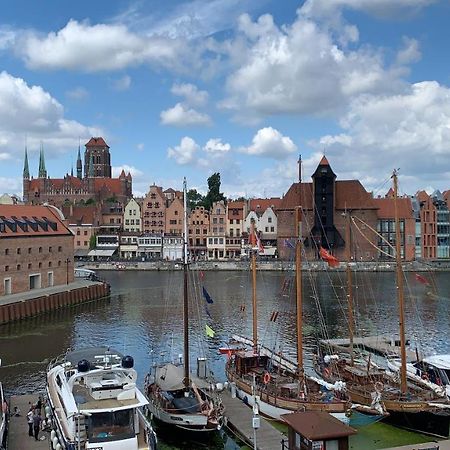 Apartamenty Centrum Nad Motlawa Z Widokiem Na Patio Z Balkonem Gdańsk Exterior foto