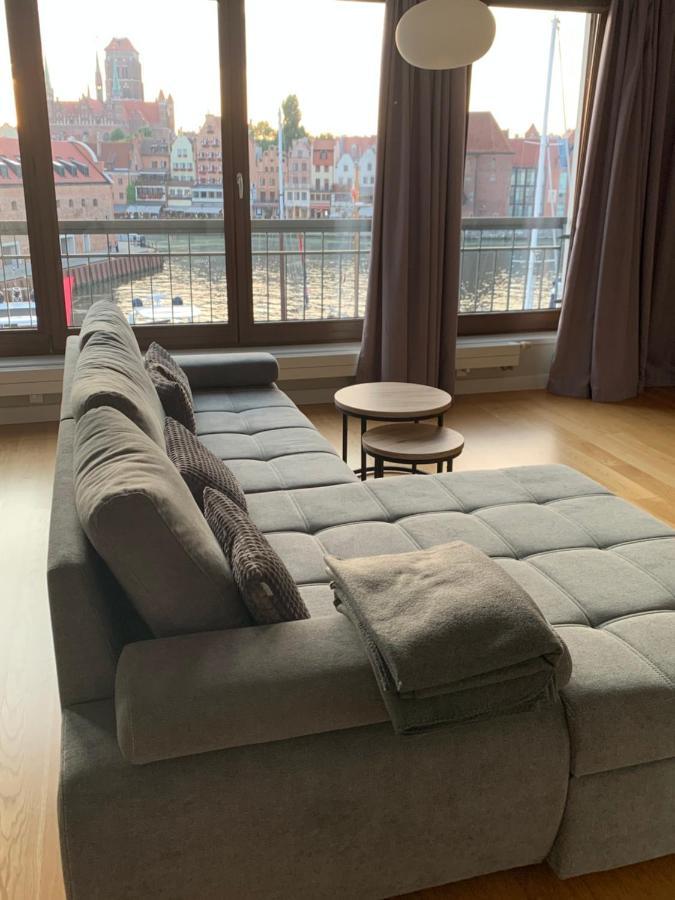 Apartamenty Centrum Nad Motlawa Z Widokiem Na Patio Z Balkonem Gdańsk Exterior foto