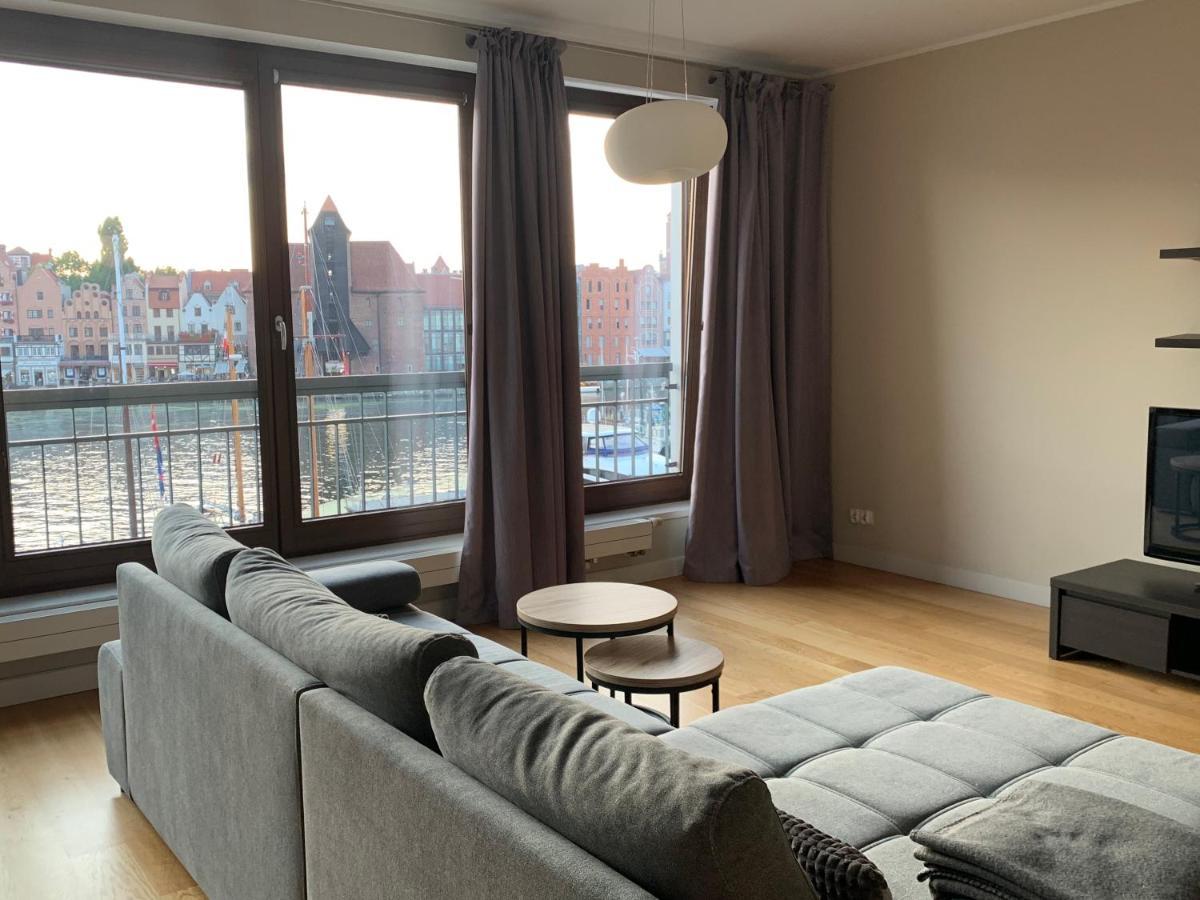 Apartamenty Centrum Nad Motlawa Z Widokiem Na Patio Z Balkonem Gdańsk Exterior foto