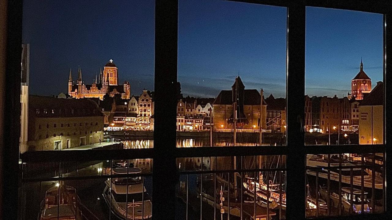 Apartamenty Centrum Nad Motlawa Z Widokiem Na Patio Z Balkonem Gdańsk Exterior foto